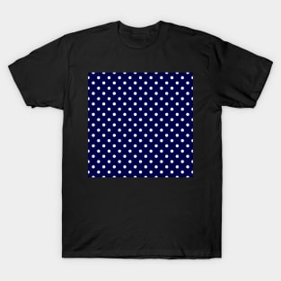 Pea Pattern Navy Blue T-Shirt